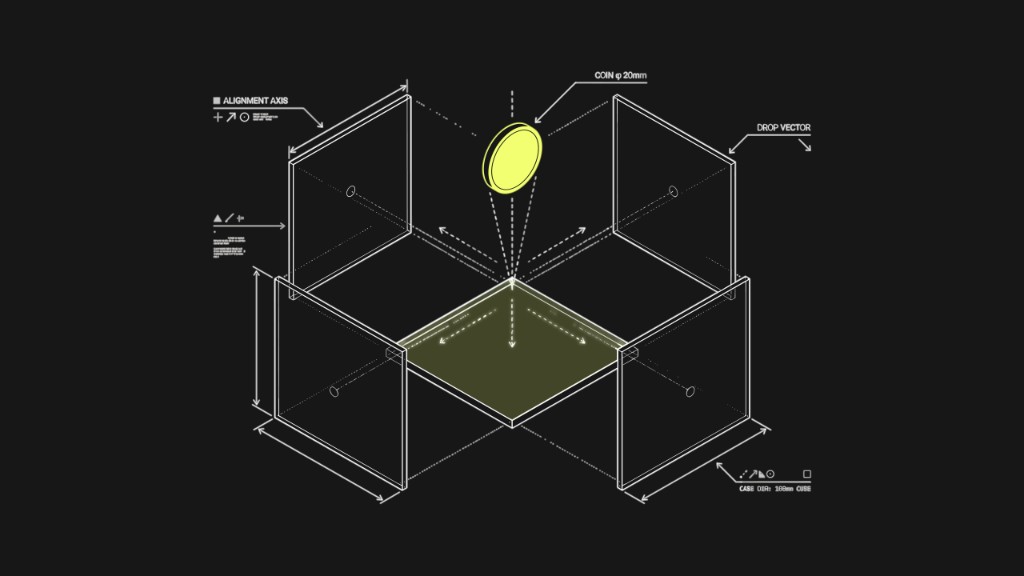 Blueprint-style visualization of precision engineering representing AI for operational efficiency improvement