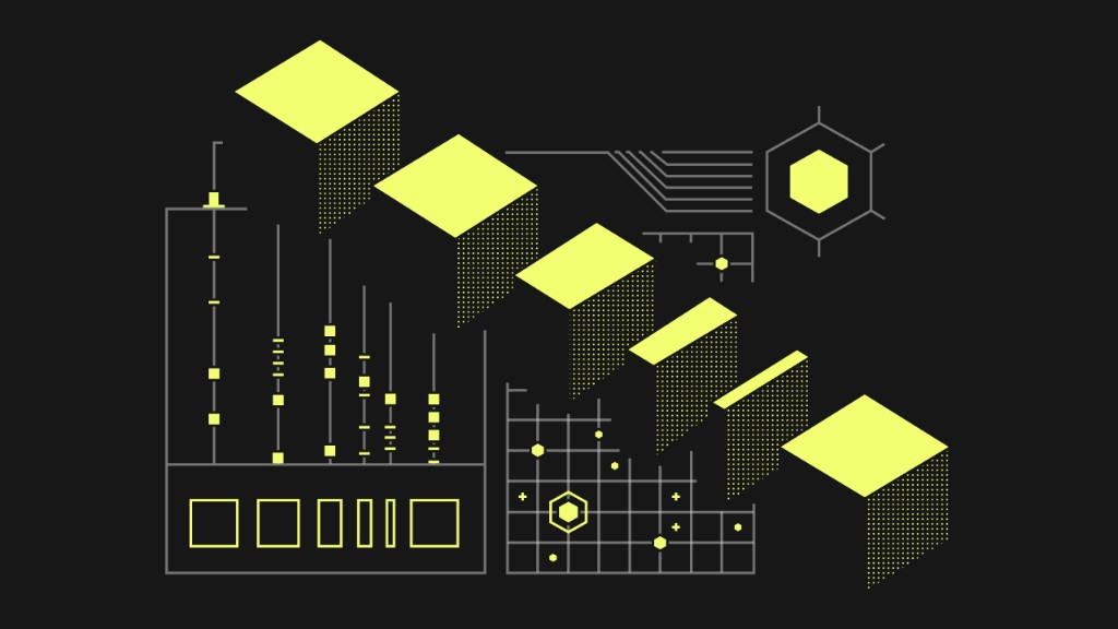 Neon wireframe mesh layers on dark background representing AI in IT workflow automation